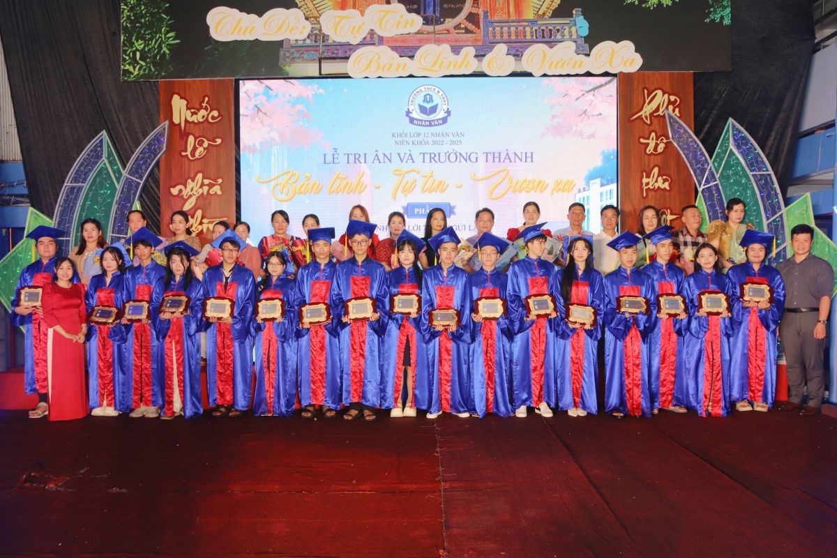 LỄ TRI ÂN VÀ TRƯỞNG THÀNH 2025: TỰ TIN – BẢN LĨNH – VƯƠN XA